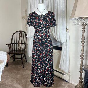 90s Cottage Core Maxi Dress